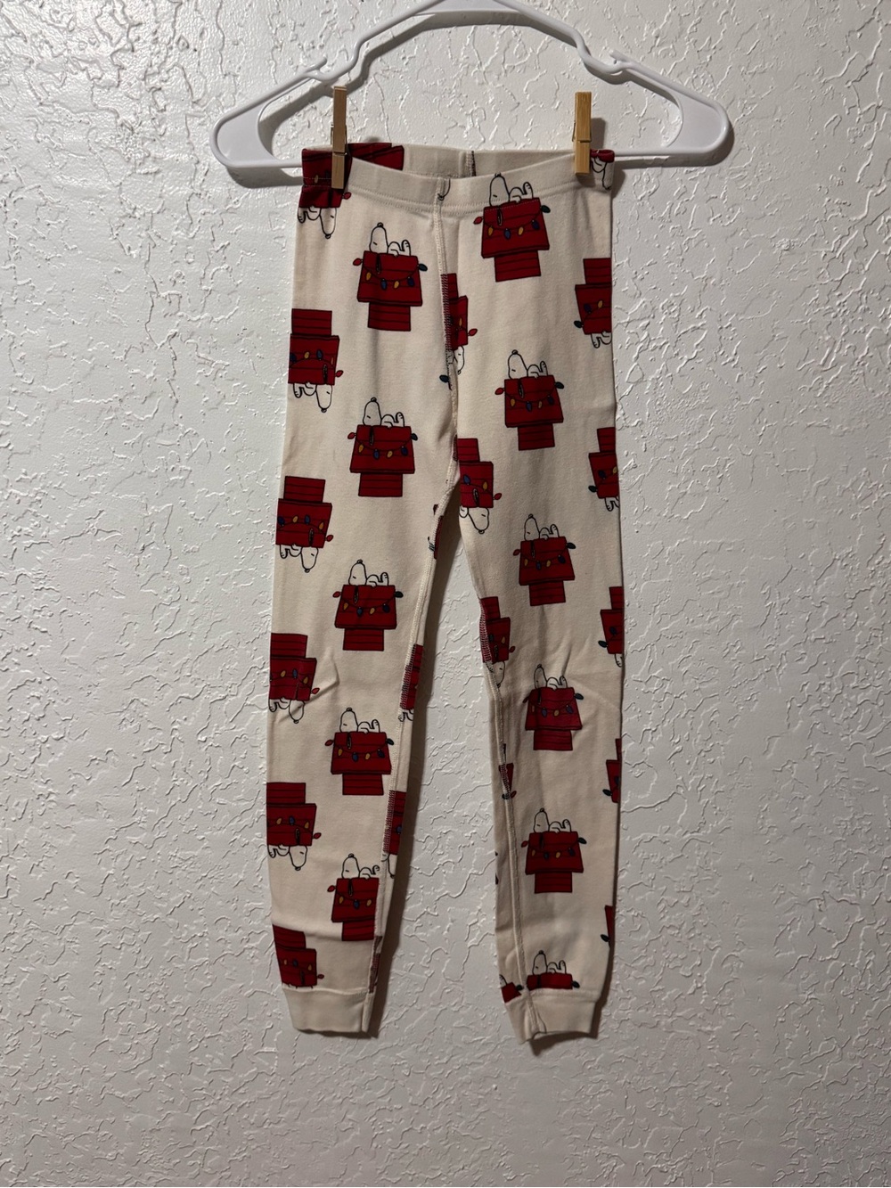 Hanna Andersson Peanuts Kids Cotton PJ Pants Snoopy Christmas